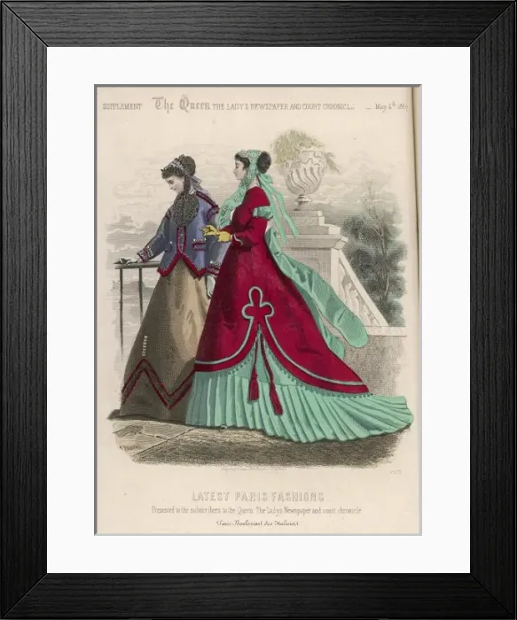 Framed Print : Costume May 1867 Framed Print : Costume May 1867