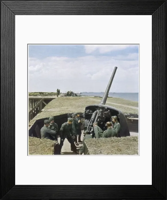 Framed Print : German Anti-Aircraft Framed Print : German Anti-Aircraft