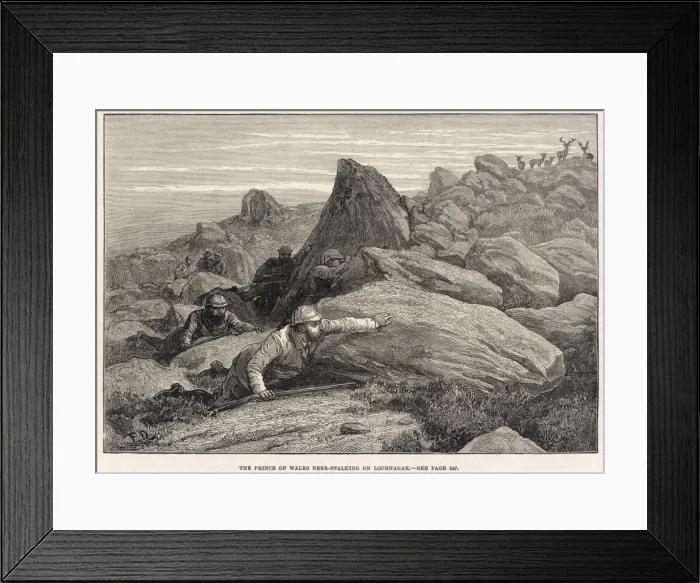 Framed Print : Edward VII Deer-Stalking Framed Print : Edward VII Deer-Stalking