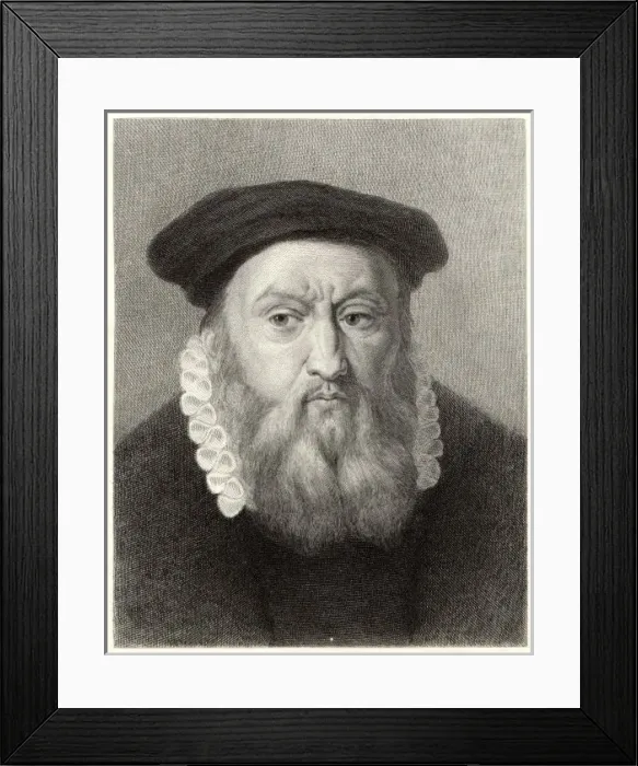 Framed Print : Jean Calvin (Conquy) Framed Print : Jean Calvin (Conquy)