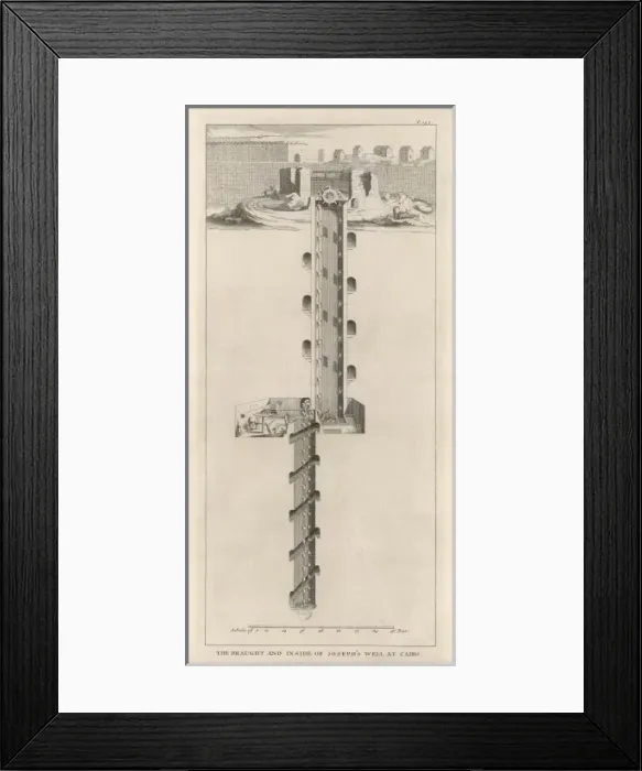 Framed Print : Josephs Well Framed Print : Josephs Well