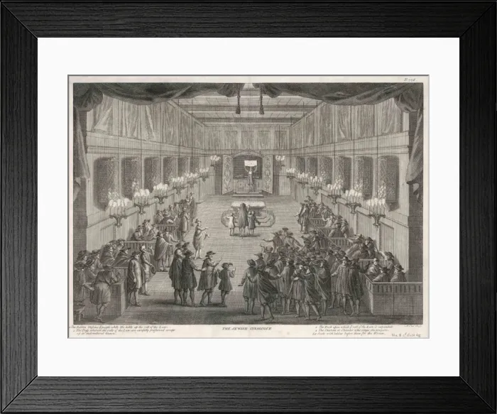 Framed Print : Synagogue Interior Framed Print : Synagogue Interior