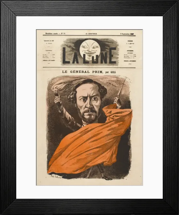 Framed Print : Juan Prim Y Prats Framed Print : Juan Prim Y Prats