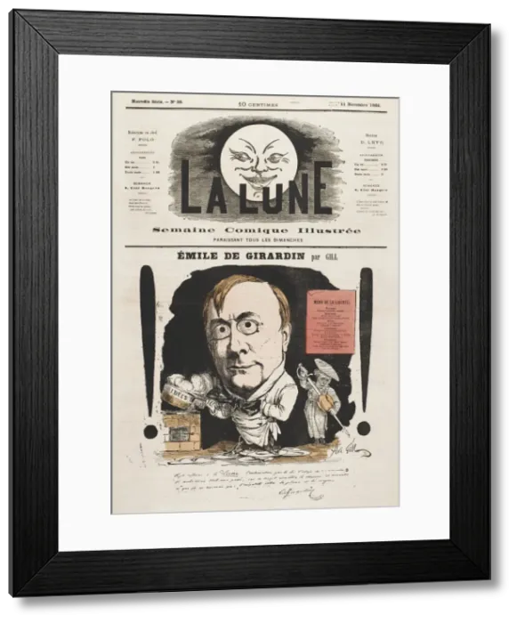 Framed Print : Emile De Girardin / Gill Framed Print : Emile De Girardin / Gill
