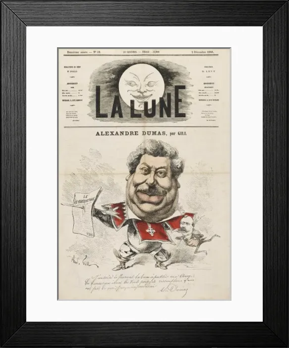 Framed Print : Alexandre Dumas (Pere) Framed Print : Alexandre Dumas (Pere)