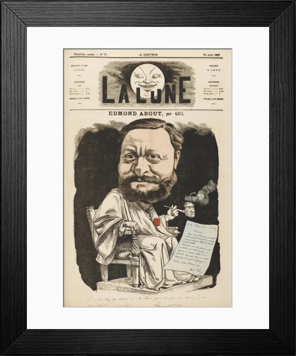 Framed Print : Edmond About Framed Print : Edmond About