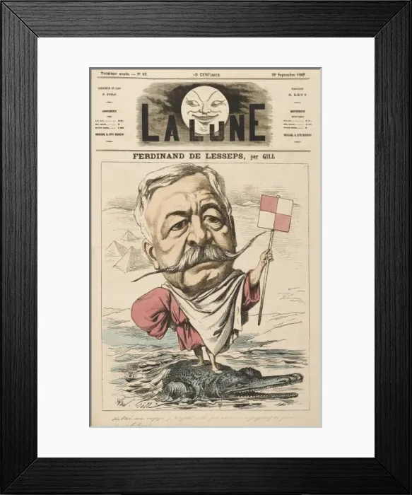 Framed Print : Ferdinand De Lesseps Framed Print : Ferdinand De Lesseps