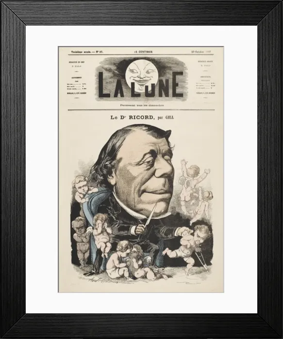 Framed Print : Philippe Ricord / Gill 67 Framed Print : Philippe Ricord / Gill 67