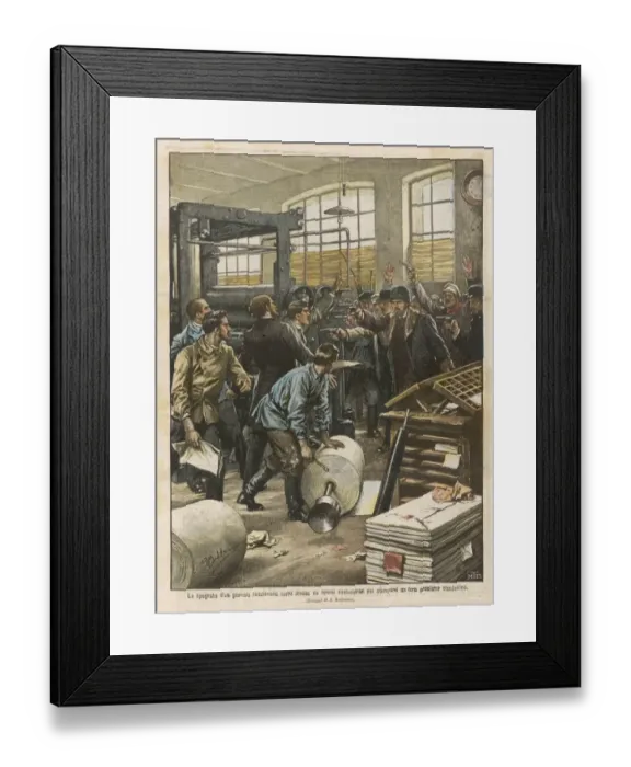 Framed Print : Revolutionary Printing Framed Print : Revolutionary Printing