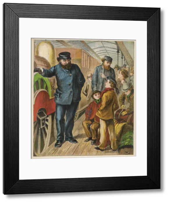 Framed Print : Talking to the Driver Framed Print : Talking to the Driver