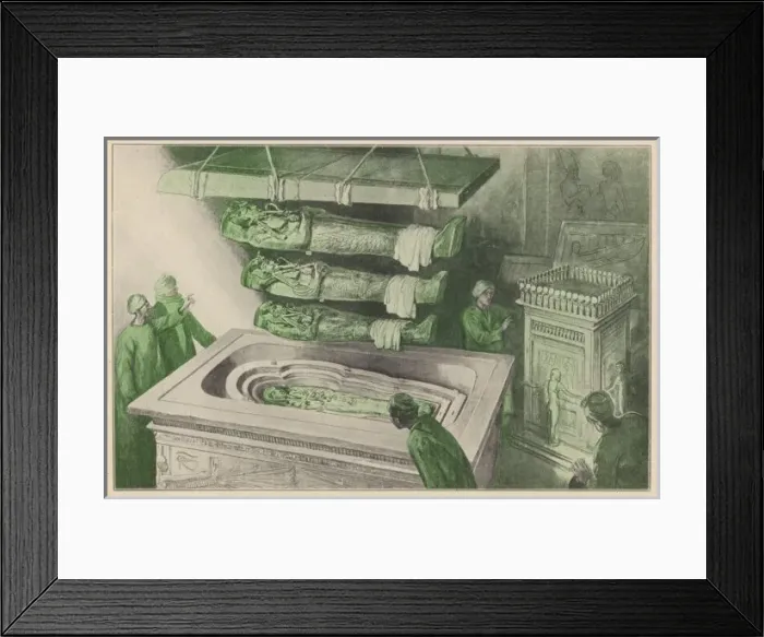 Framed Print : Tutankhamen Sarcophagus Framed Print : Tutankhamen Sarcophagus