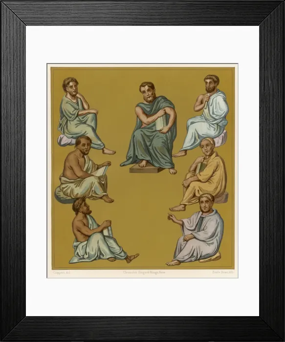 Framed Print : Byzantine Doctors 1 Framed Print : Byzantine Doctors 1