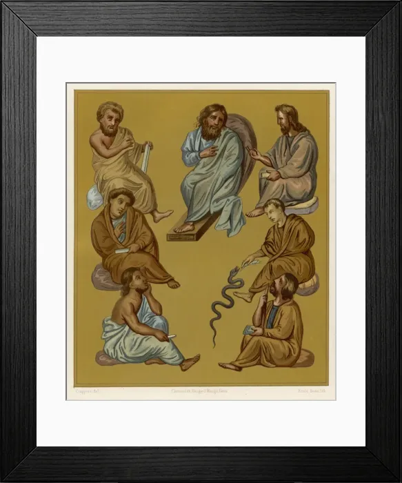 Framed Print : Byzantine Doctors 2 Framed Print : Byzantine Doctors 2