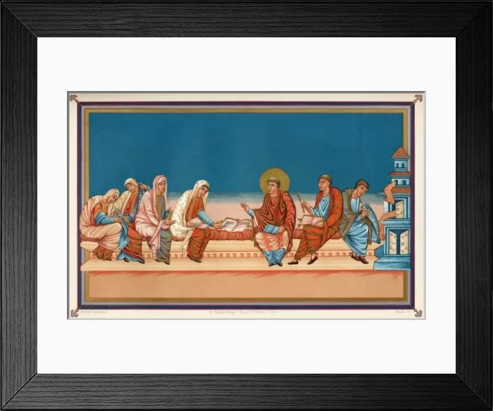 Framed Print : Saint Jerome Expounds Framed Print : Saint Jerome Expounds