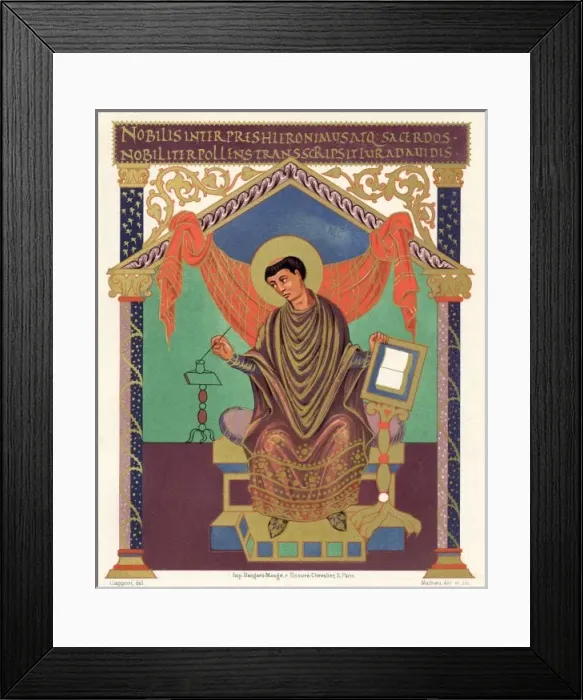Framed Print : Saint Jerome Writing Framed Print : Saint Jerome Writing