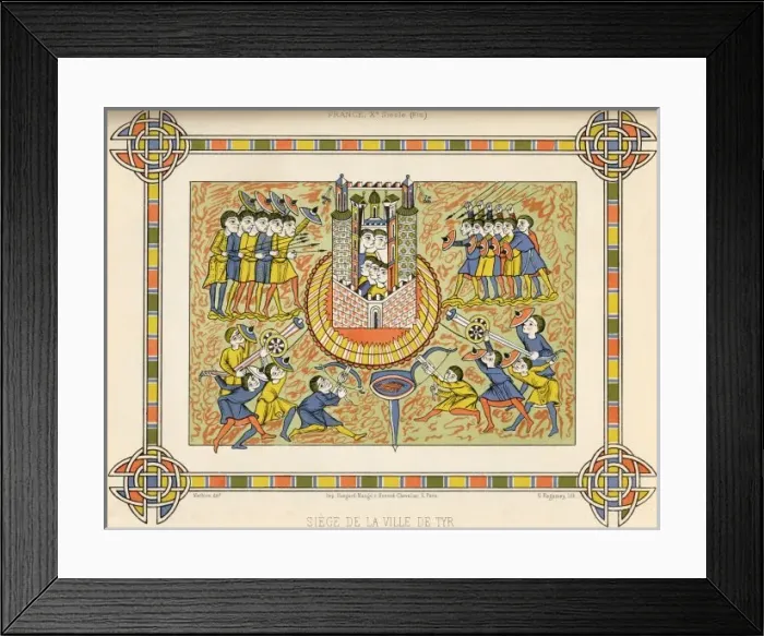 Framed Print : Siege of Tyre Framed Print : Siege of Tyre
