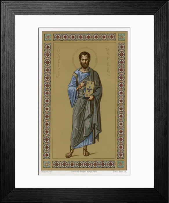 Framed Print : St Mark / Evangelist / 10 C Framed Print : St Mark / Evangelist / 10 C