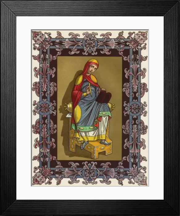 Framed Print : Radegonde, Queen Framed Print : Radegonde, Queen