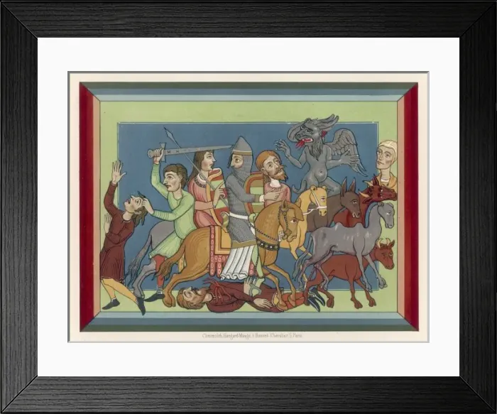 Framed Print : Job Loses his Sons Framed Print : Job Loses his Sons