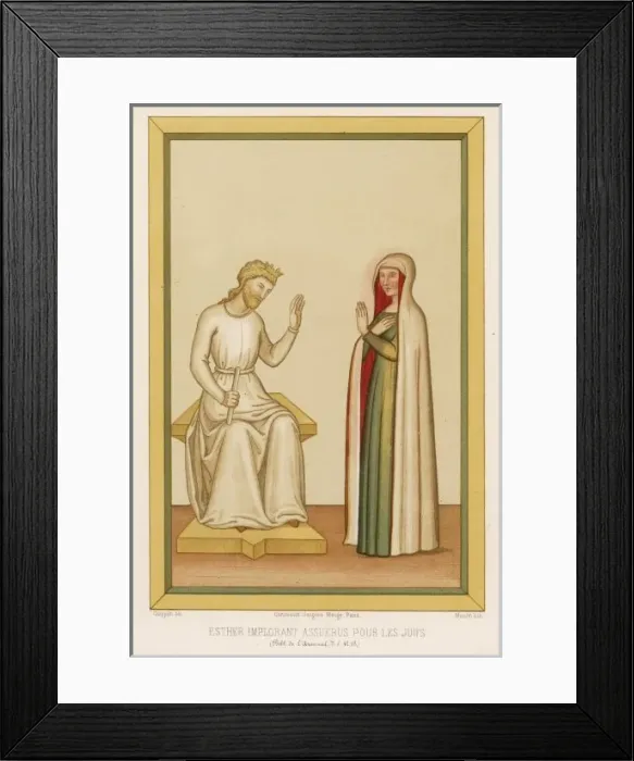 Framed Print : Esther & Ahasuerus Framed Print : Esther & Ahasuerus