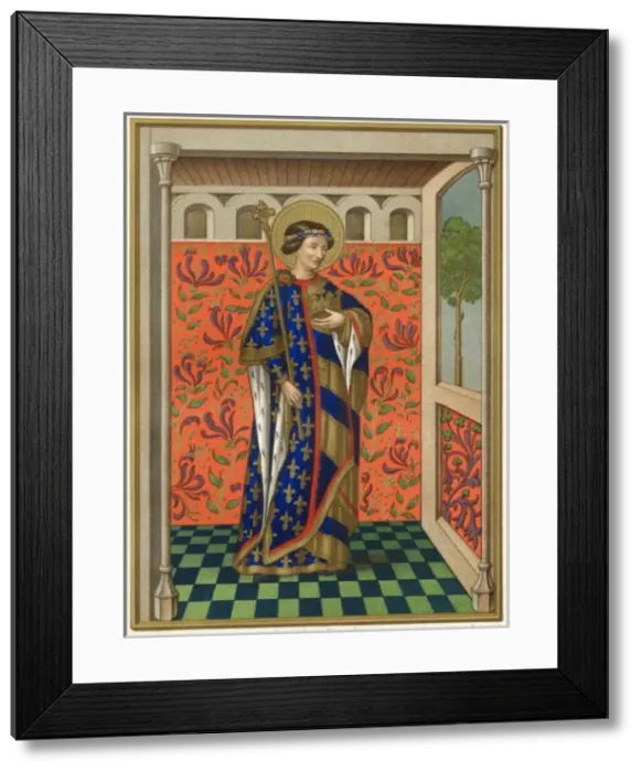 Framed Print : Saint Clodoaldus Framed Print : Saint Clodoaldus