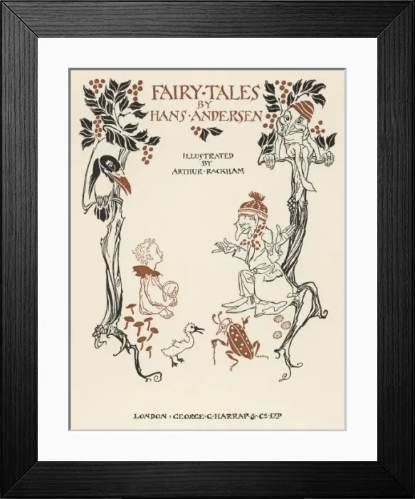 Framed Print : Andersen Fairy Tales Framed Print : Andersen Fairy Tales