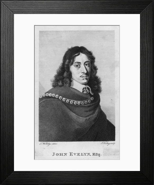 Framed Print : John Evelyn / Tookey Framed Print : John Evelyn / Tookey