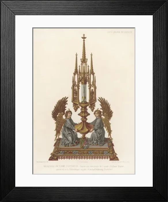 Framed Print : German Reliquary 16C Framed Print : German Reliquary 16C