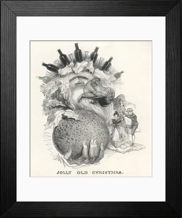 Framed Print : Jolly Old Christmas Framed Print : Jolly Old Christmas