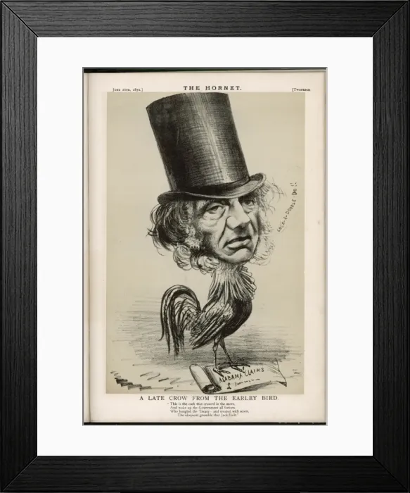 Framed Print : Lord John Russell / 1872 Framed Print : Lord John Russell / 1872