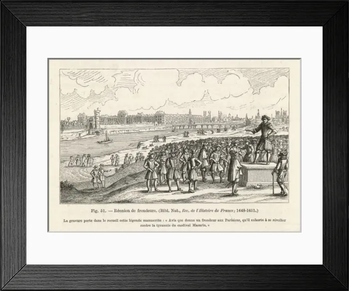 Framed Print : Events / France / Fronde Framed Print : Events / France / Fronde