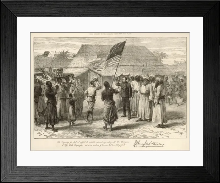 Framed Print : Livingstone Found Framed Print : Livingstone Found
