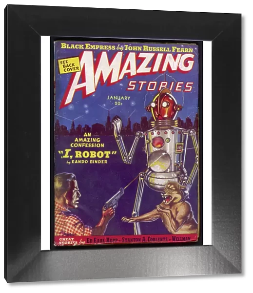 I Robot, Amazing Stories Scifi Magazine Cover