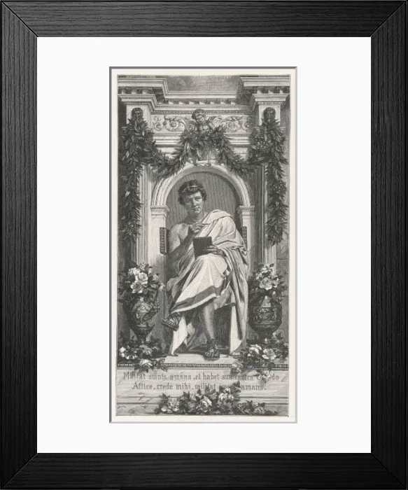 Framed Print : OVID. PUBLIUS OVIDIUS NASO known as OVID Roman poet Framed Print : OVID. PUBLIUS OVIDIUS NASO known as OVID Roman poet