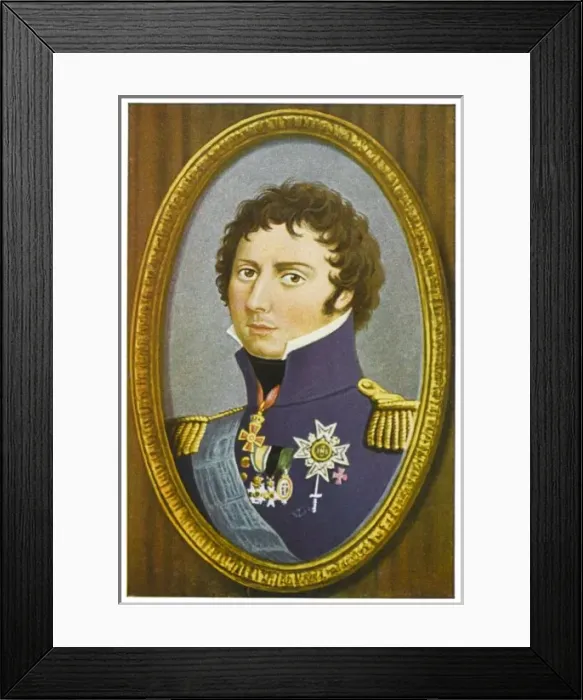 Framed Print : Carl XIV John  /  Sweden  /  Min