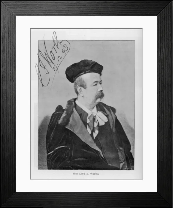 Framed Print : Cf Worth / Sketch 1895 Framed Print : Cf Worth / Sketch 1895