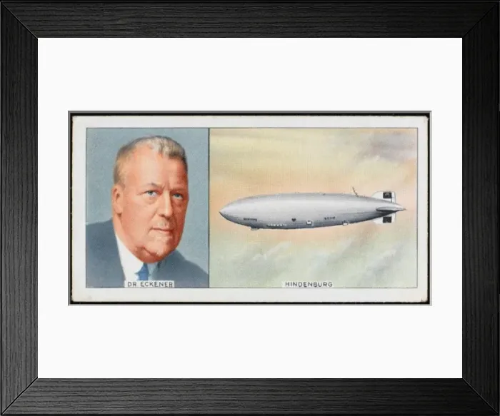Framed Print : Eckener / Hindenburg Zepp Framed Print : Eckener / Hindenburg Zepp