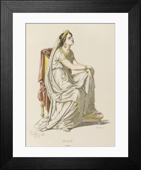 Framed Print : Racine / Esther Framed Print : Racine / Esther
