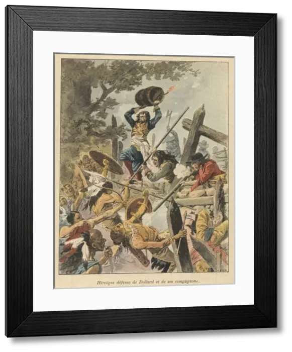 Framed Print : Dollard V Iroquois Framed Print : Dollard V Iroquois