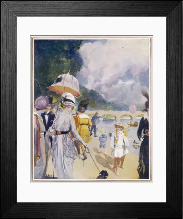 Framed Print : Kensington Gardens Framed Print : Kensington Gardens
