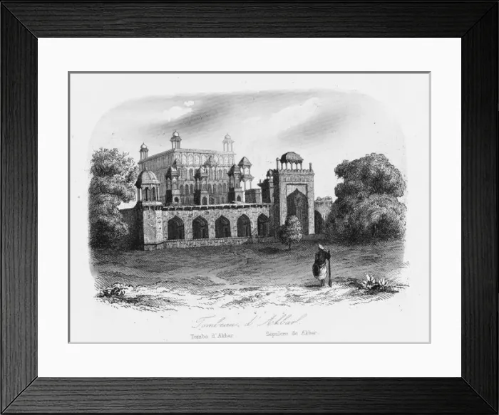 Framed Print : Akbar Tomb, Agra Framed Print : Akbar Tomb, Agra