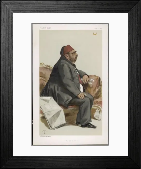Framed Print : Ismail Pasha / Vf 1881 Framed Print : Ismail Pasha / Vf 1881