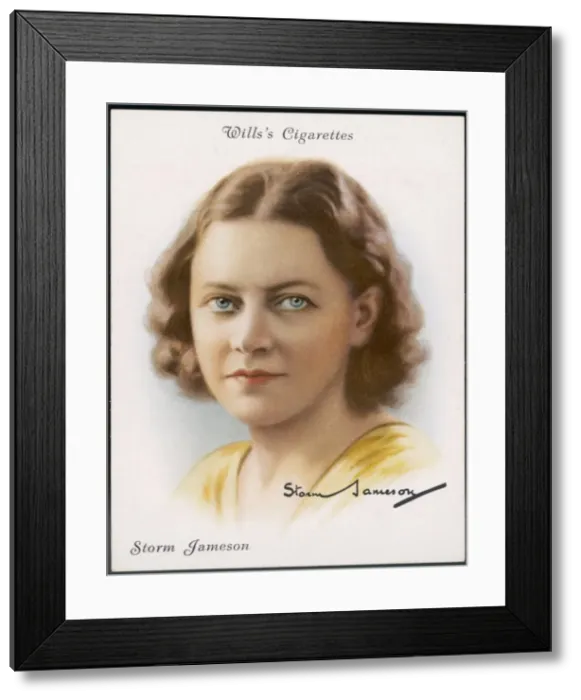 Framed Print : Storm Jameson Framed Print : Storm Jameson
