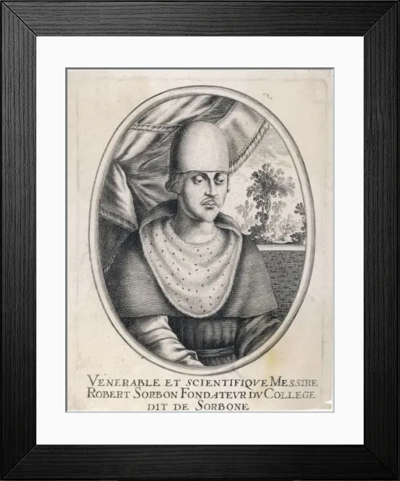 Framed Print : Robert De Sorbon Framed Print : Robert De Sorbon