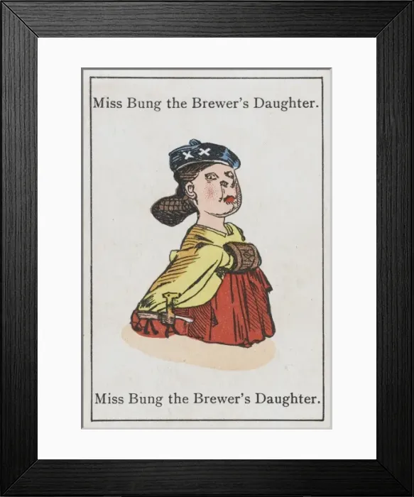 Framed Print : Beer / Miss Bung Framed Print : Beer / Miss Bung