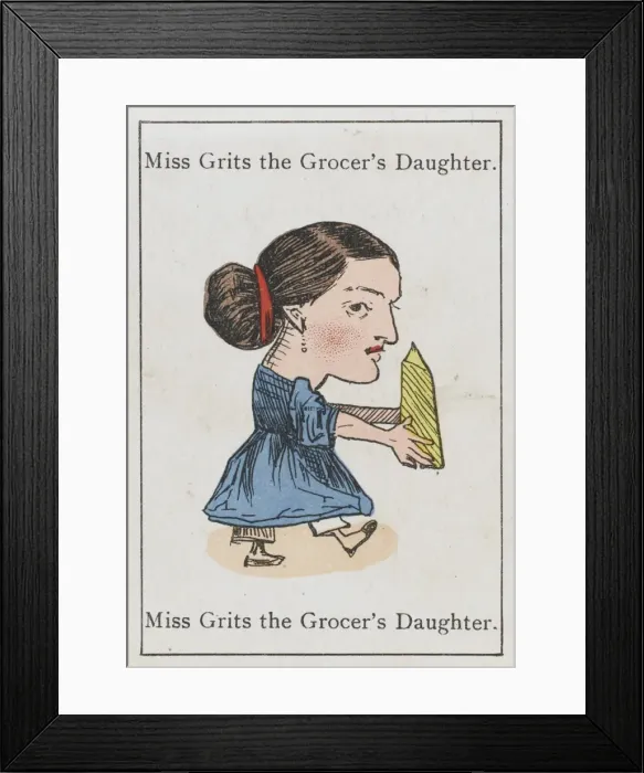 Framed Print : Trade / Grocers / Miss Grits Framed Print : Trade / Grocers / Miss Grits