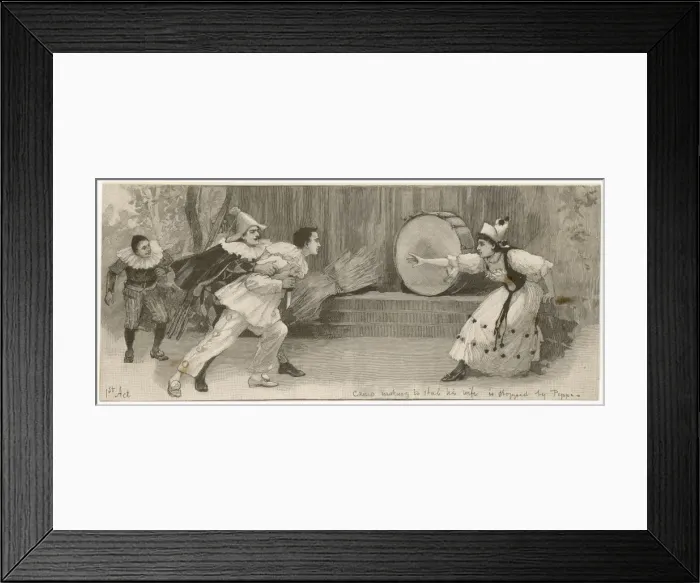 Framed Print : Leoncavallo / I Pagliacci Framed Print : Leoncavallo / I Pagliacci