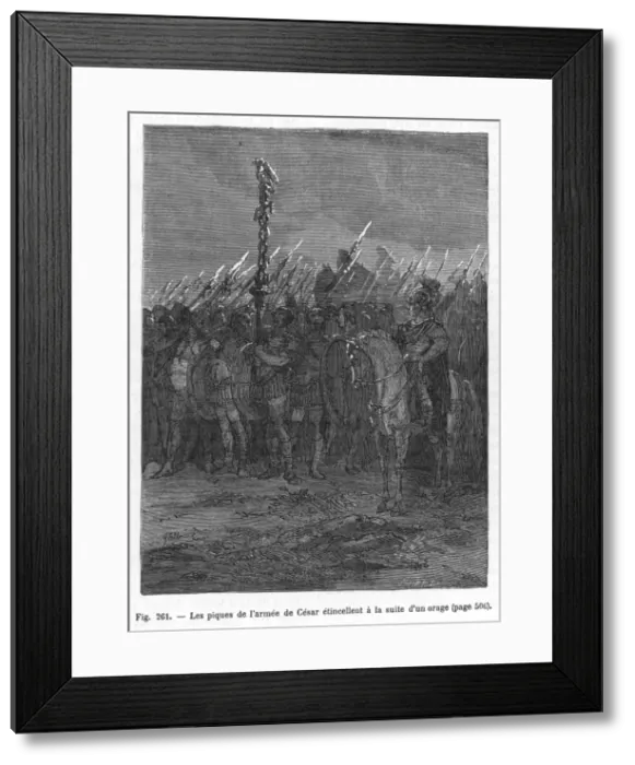 Framed Print : St Elmos Fire / Spears Framed Print : St Elmos Fire / Spears