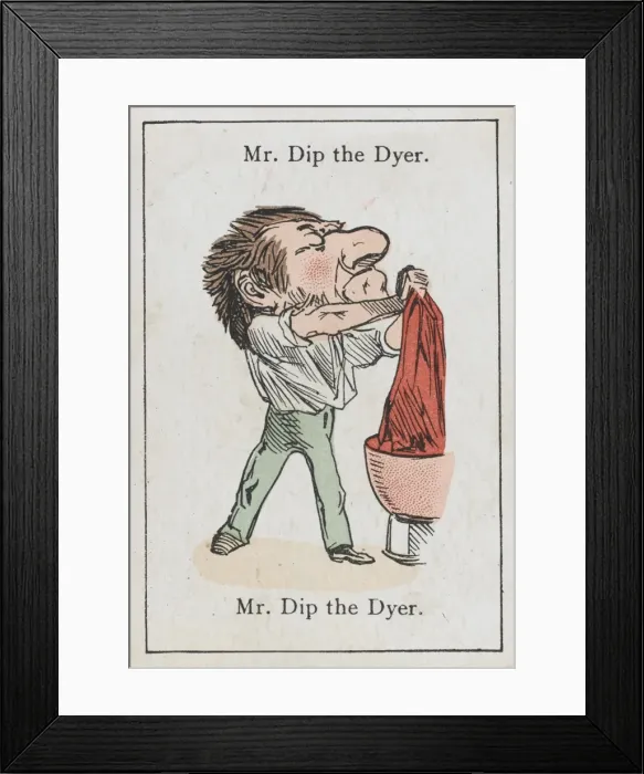 Framed Print : Industry  /  Dyeing  /  Mr Dip