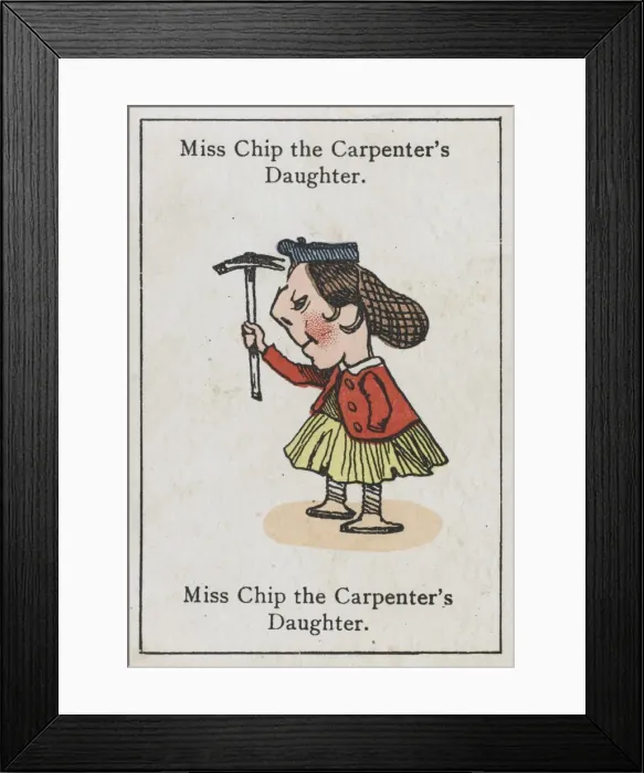 Framed Print : Wood / Carpenter / Miss Chip Framed Print : Wood / Carpenter / Miss Chip